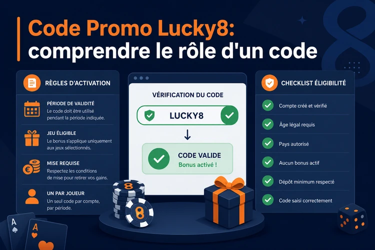 Code Promo Lucky8: comprendre le rôle d'un code